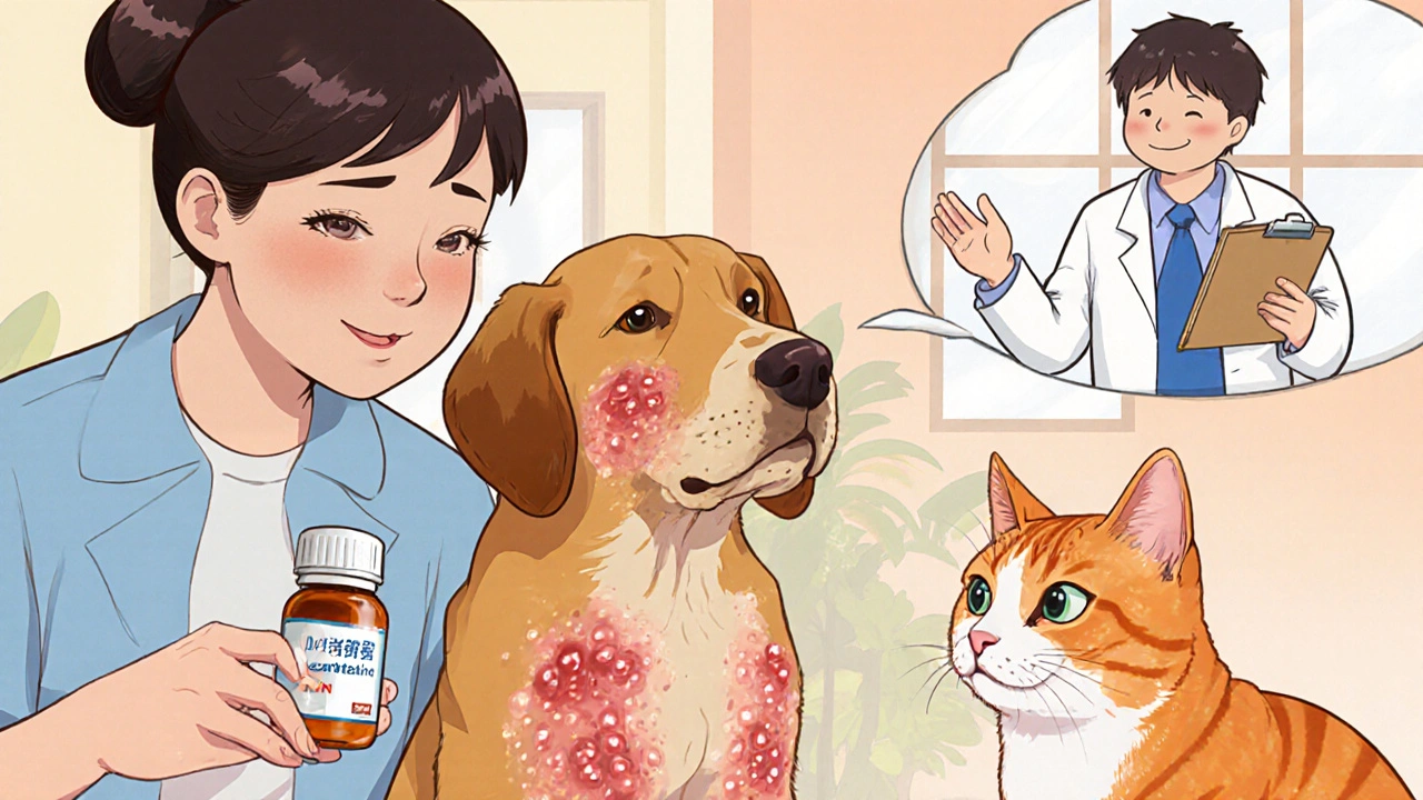 Bepotastine for Dogs & Cats: Benefits, Dosage, and Safety Guide