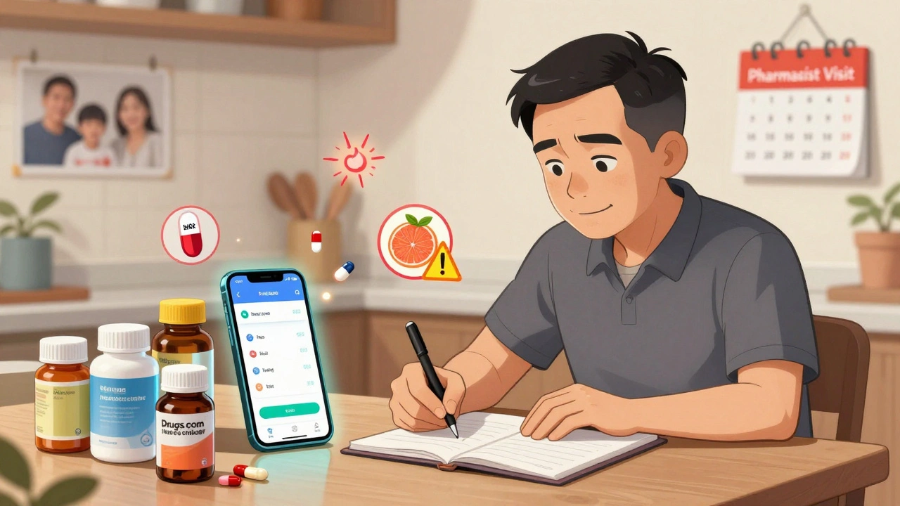 How to Check for Drug Interactions at Home Safely